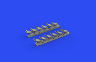 Eduard Brassin ED648669 1:48 Spitfire Mk.V six-stacks exhausts fishtail