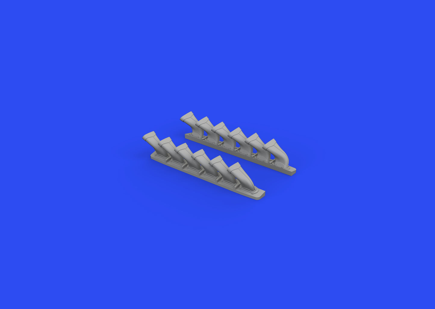 Eduard Brassin ED648669 1:48 Spitfire Mk.V six-stacks exhausts fishtail