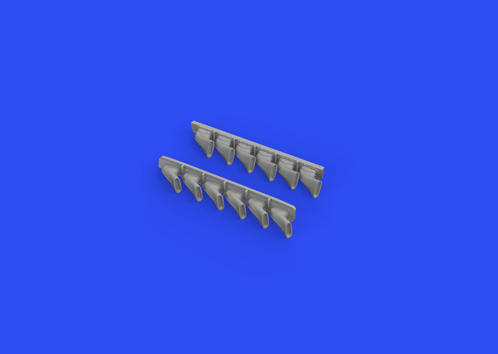 Eduard Brassin ED648669 1:48 Spitfire Mk.V six-stacks exhausts fishtail
