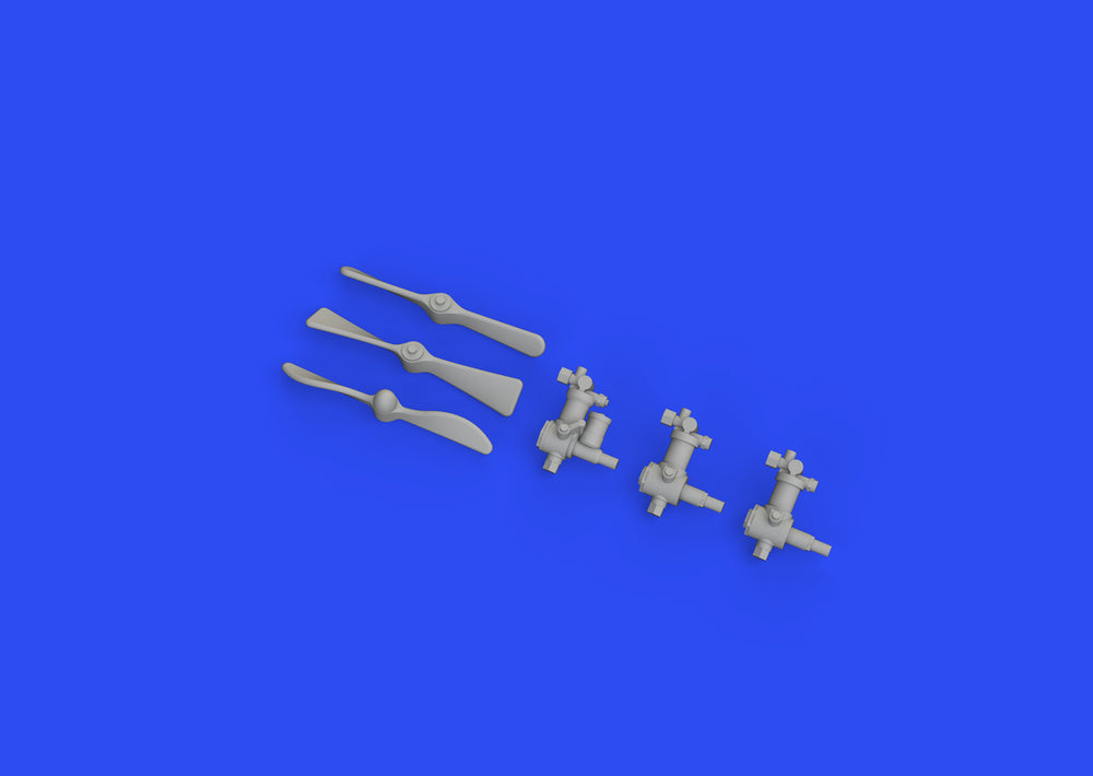 Eduard Brassin ED648674 1:48 Sopwith Camel Rotherham air pumps