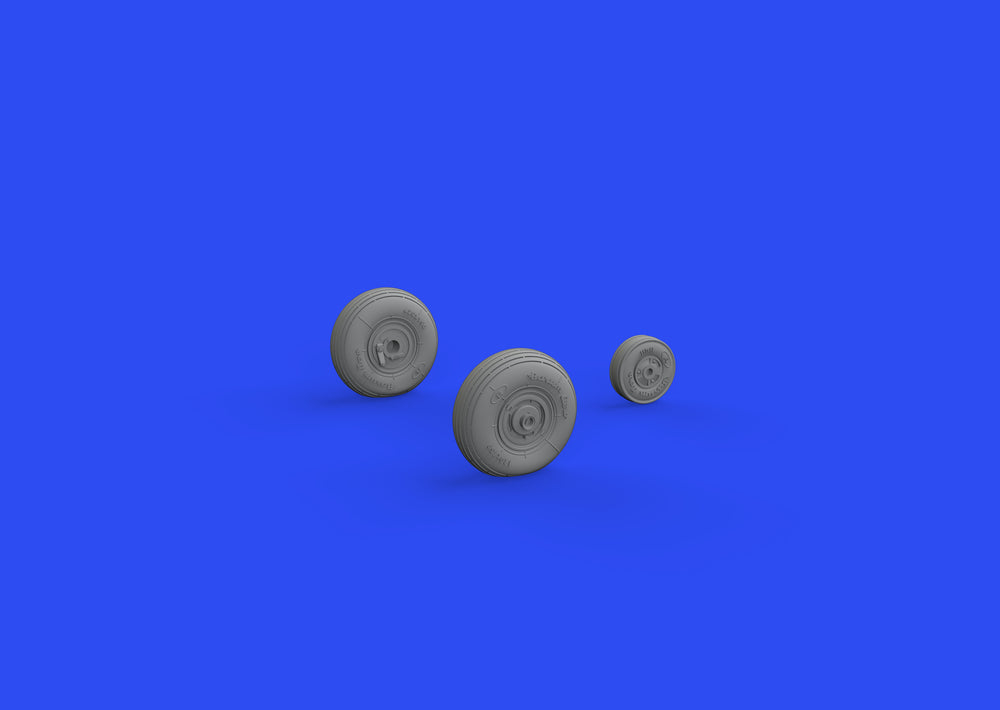 Eduard Brassin ED648679 1:48 Zlin Z-126/Z-226 Trener wheels with Wtd tyre effect