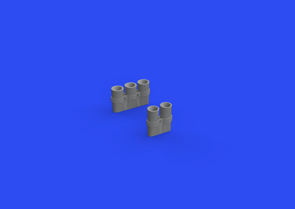 Eduard Brassin ED648683 1:48 Grumman F6F-3/F6F-5 Hellcat exhaust stacks