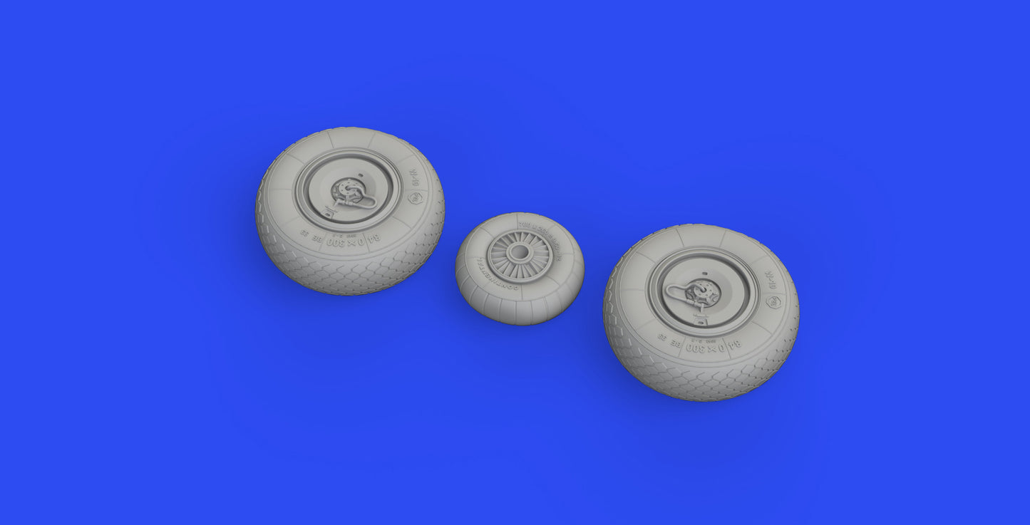 Eduard Brassin ED648687 1:48 Arado Ar-234B wheels with weighted tyre effect