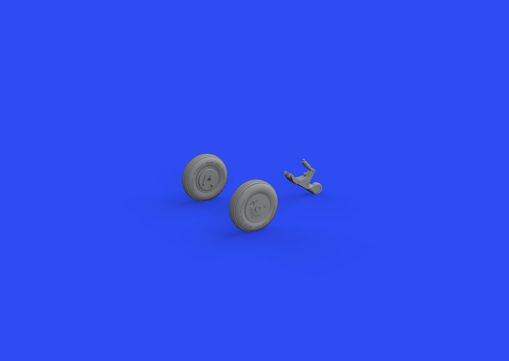 Eduard Brassin ED648693 1:48 Mitsubishi A6M2 Zero wheels with Wtd tyre effect