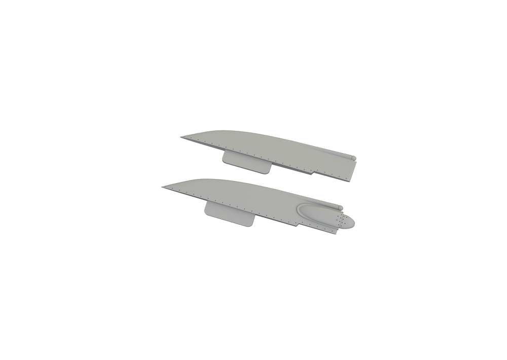 Eduard Brassin ED648704 1:48 McDonnell F-4B Phantom fin caps