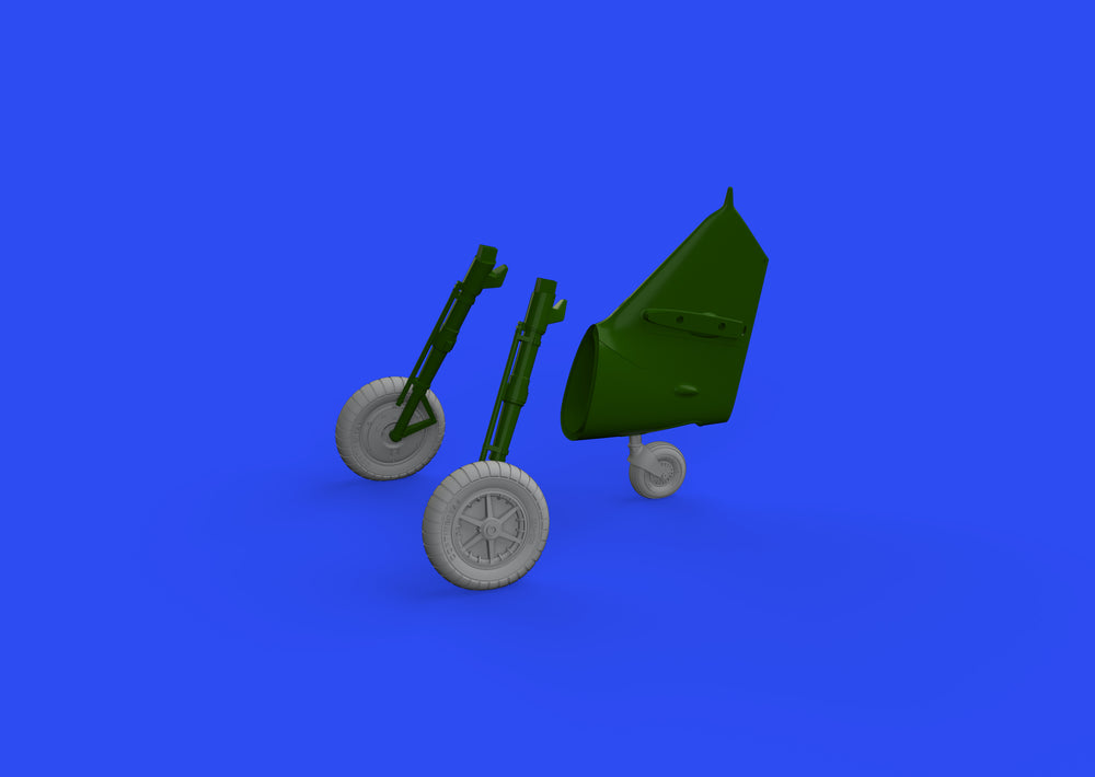 Eduard Brassin ED648720 1:48 Messerschmitt Bf-109G-4 wheels with Wtd tyre effect