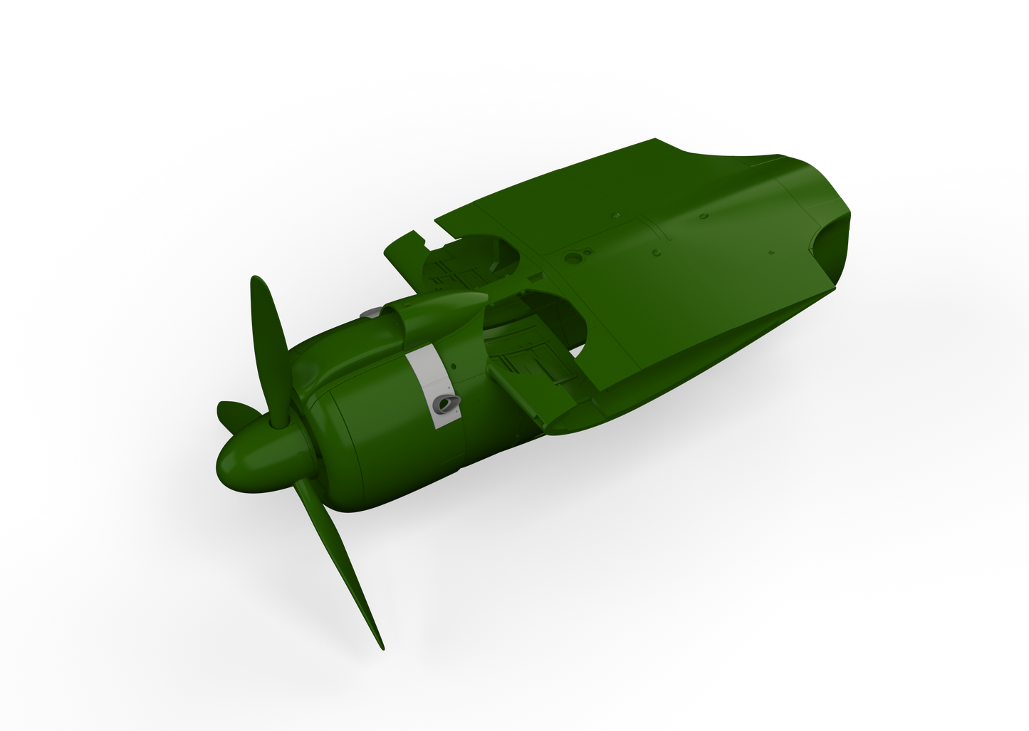 Eduard Brassin ED648721 1:48 Mitsubishi A6M2 Zero Model 11 exhausts early