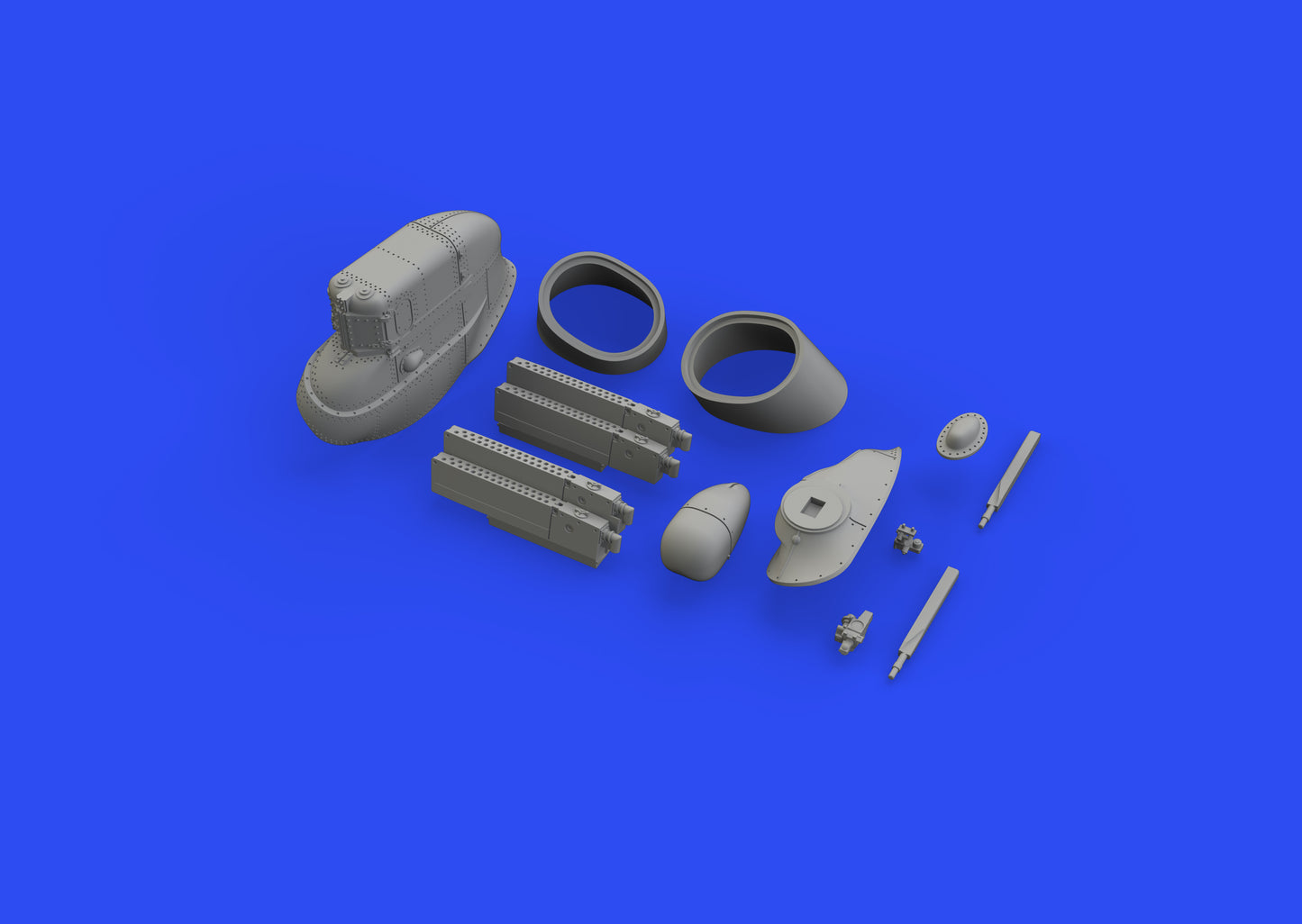 Eduard Brassin ED648730 1:48 MiL Mi-24D Hind conversion set