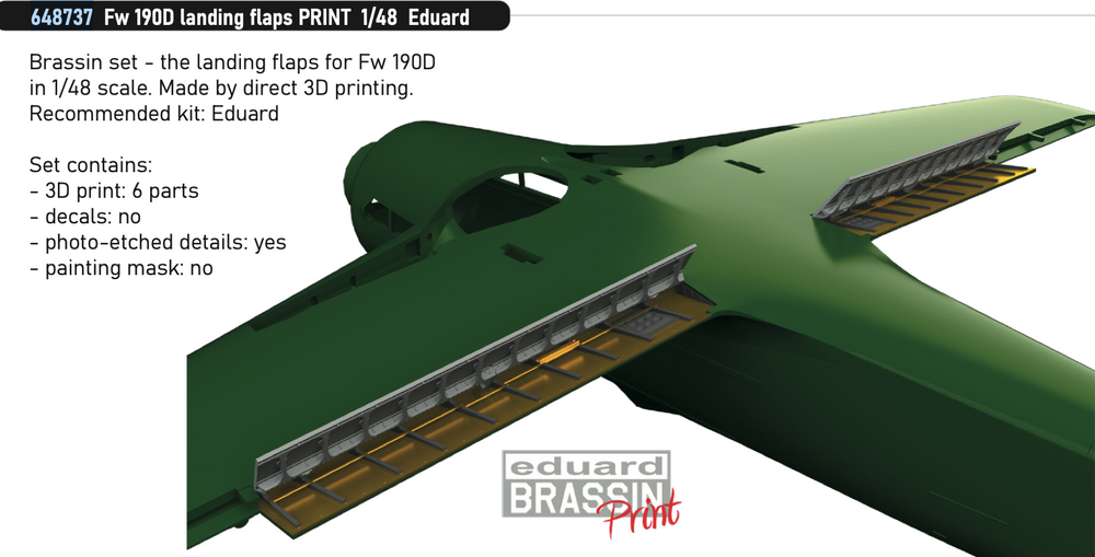 Eduard Brassin ED648737 1:48 Focke-Wulf Fw-190D landing flaps