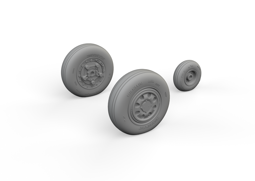 Eduard Brassin ED648745 1:48 McDonnell F-15E Eagle /I/K wheels