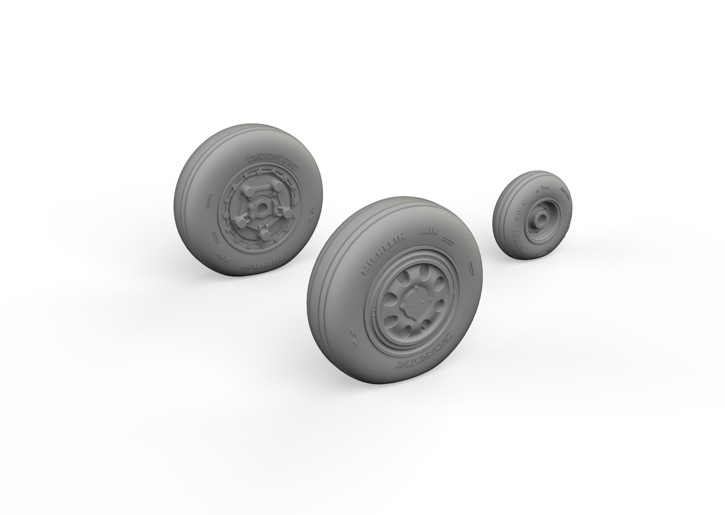 Eduard Brassin ED648745 1:48 McDonnell F-15E Eagle /I/K wheels