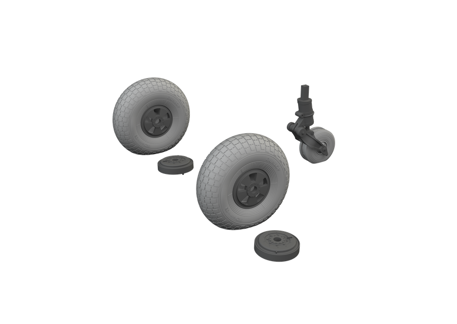 Eduard Brassin ED648746 1:48 de Havilland Mosquito wheels