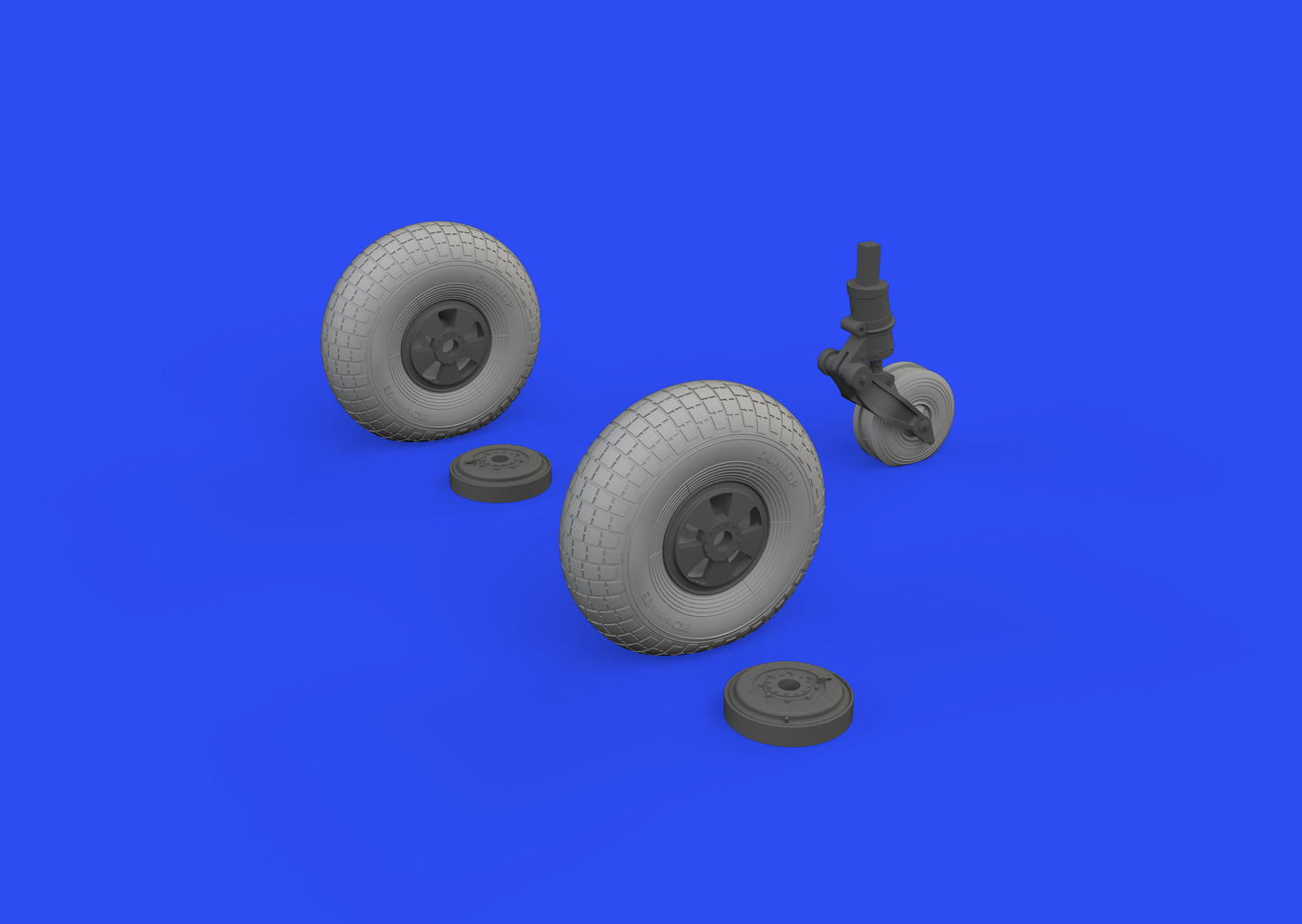 Eduard Brassin ED648746 1:48 de Havilland Mosquito wheels