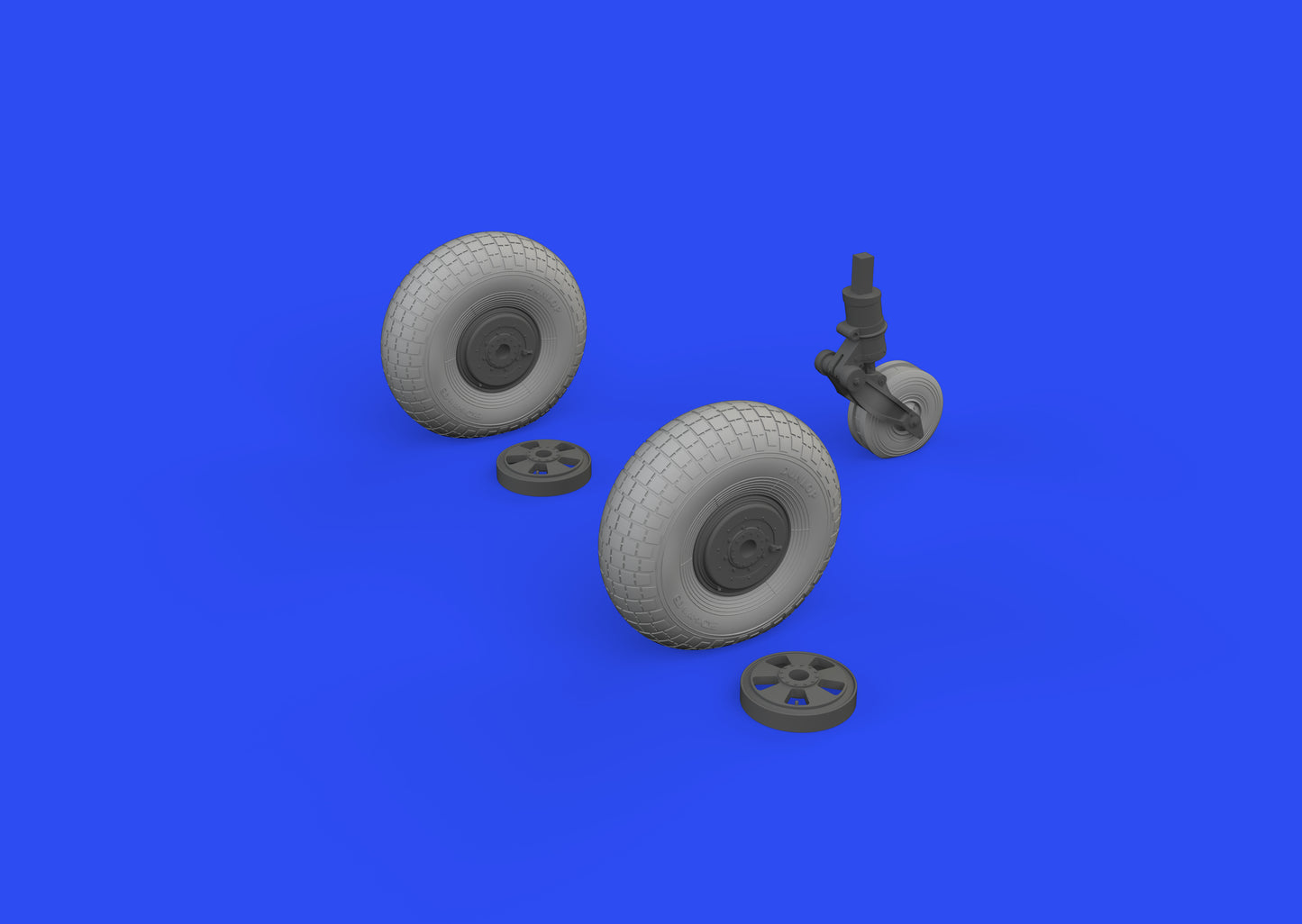 Eduard Brassin ED648746 1:48 de Havilland Mosquito wheels