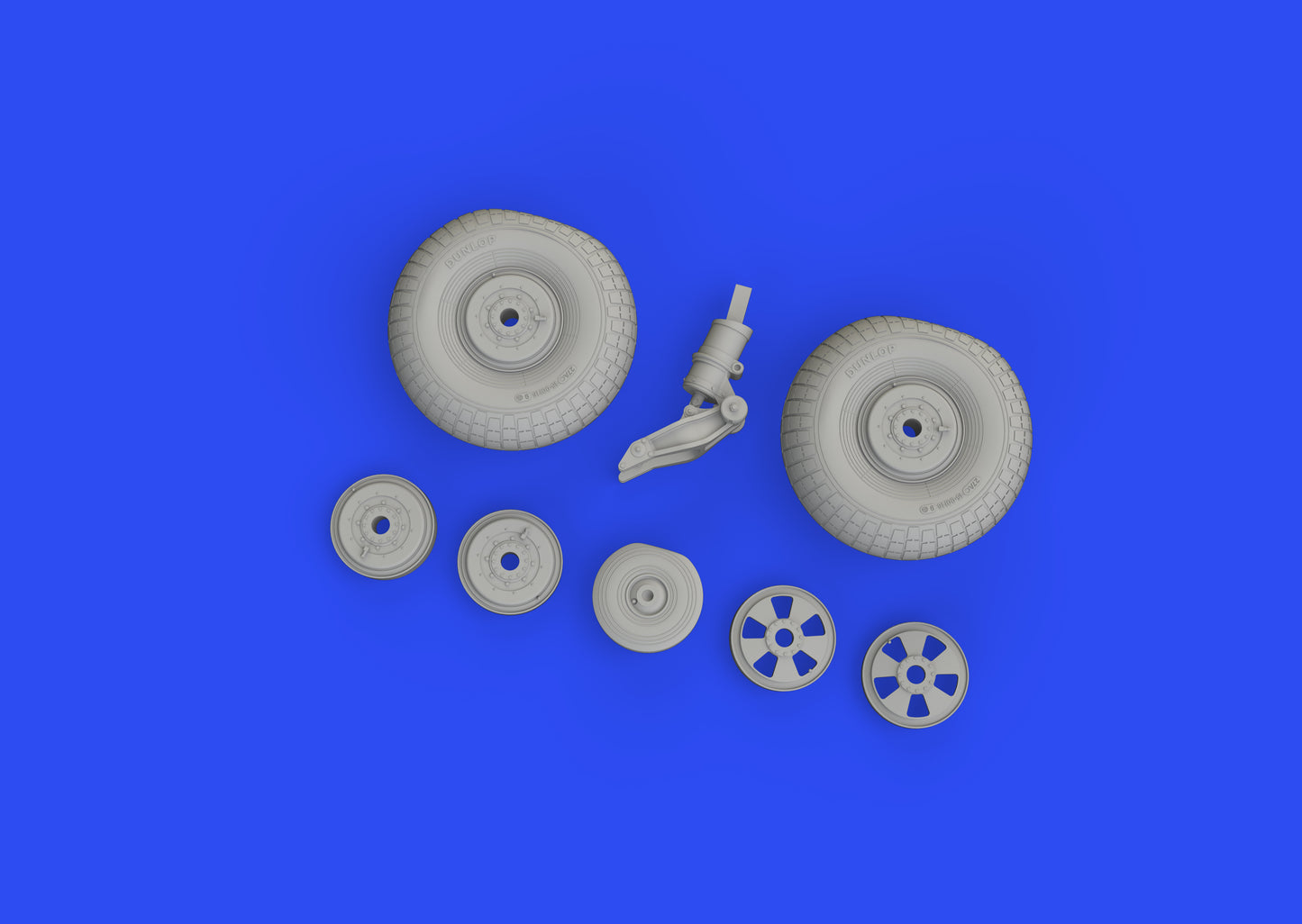 Eduard Brassin ED648746 1:48 de Havilland Mosquito wheels