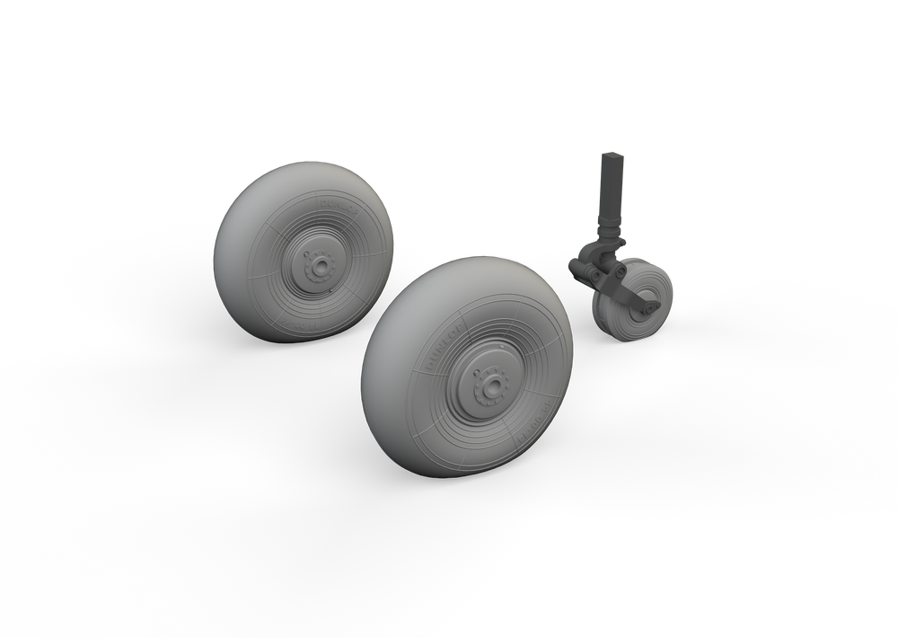 Eduard Brassin ED648755 1:48 Bristol Beaufighter Mk.X wheels