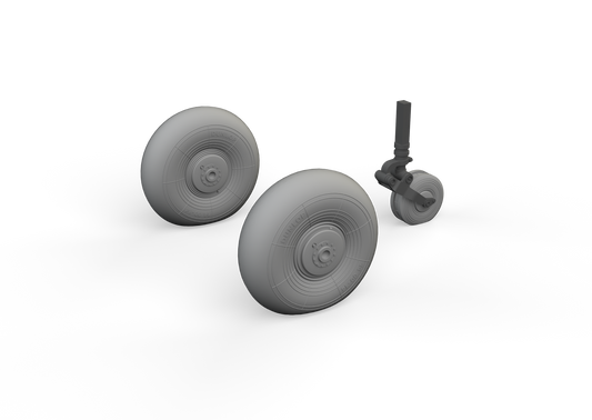 Eduard Brassin ED648755 1:48 Bristol Beaufighter Mk.X wheels