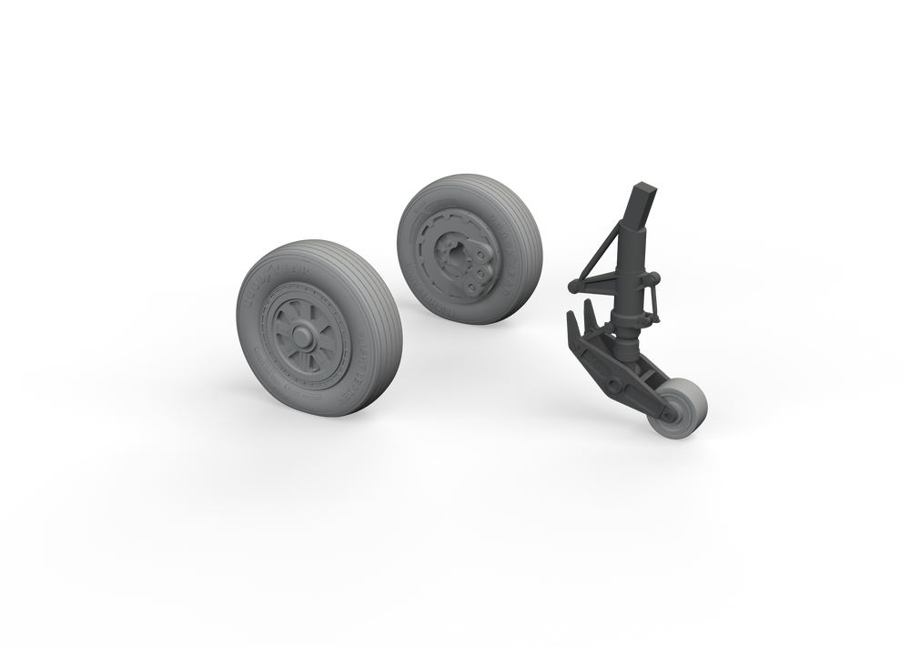 Eduard Brassin ED648760 1:48 Douglas A-1H Skyraider wheels