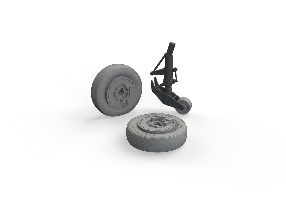 Eduard Brassin ED648760 1:48 Douglas A-1H Skyraider wheels