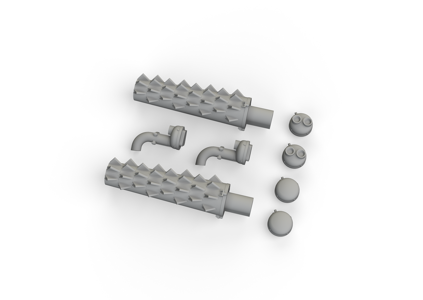 Eduard Brassin ED648762 1:48 Bristol Beaufighter Mk.VI/Mk.X exhausts