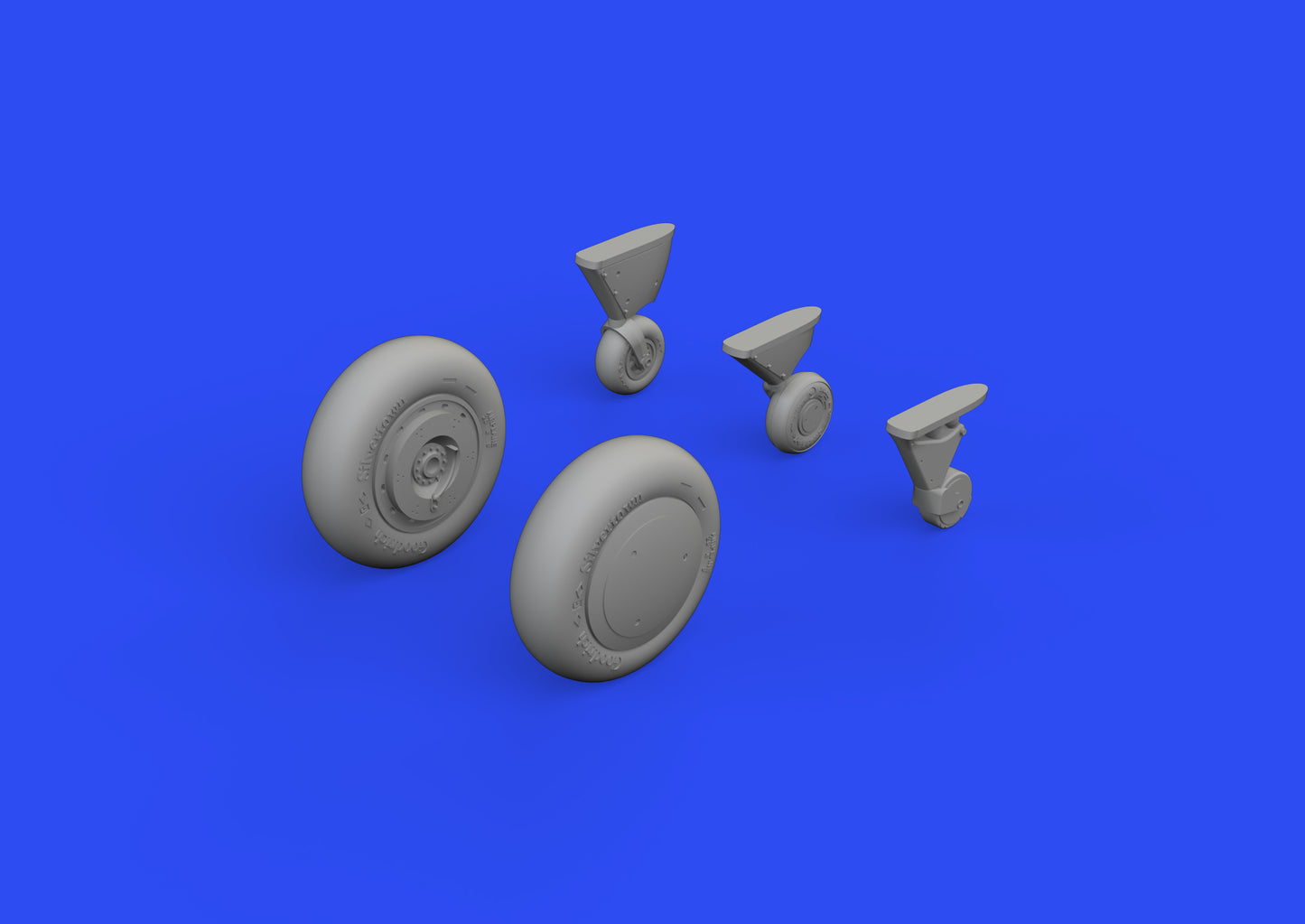 Eduard Brassin ED648767 1:48 Grumman F4F-3 Wildcat wheels early