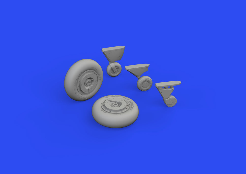 Eduard Brassin ED648767 1:48 Grumman F4F-3 Wildcat wheels early