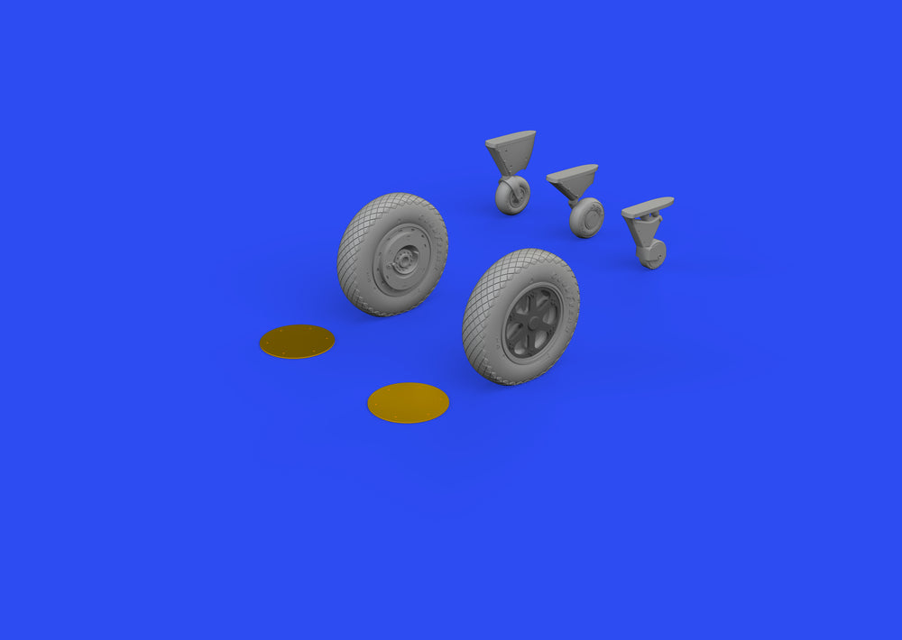 Eduard Brassin ED648768 1:48 Grumman F4F-3 Wildcat wheels late