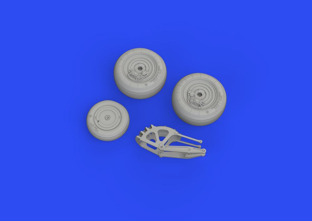 Eduard Brassin ED648780 1:48 Sukhoi SU-25 Frogfoot wheels