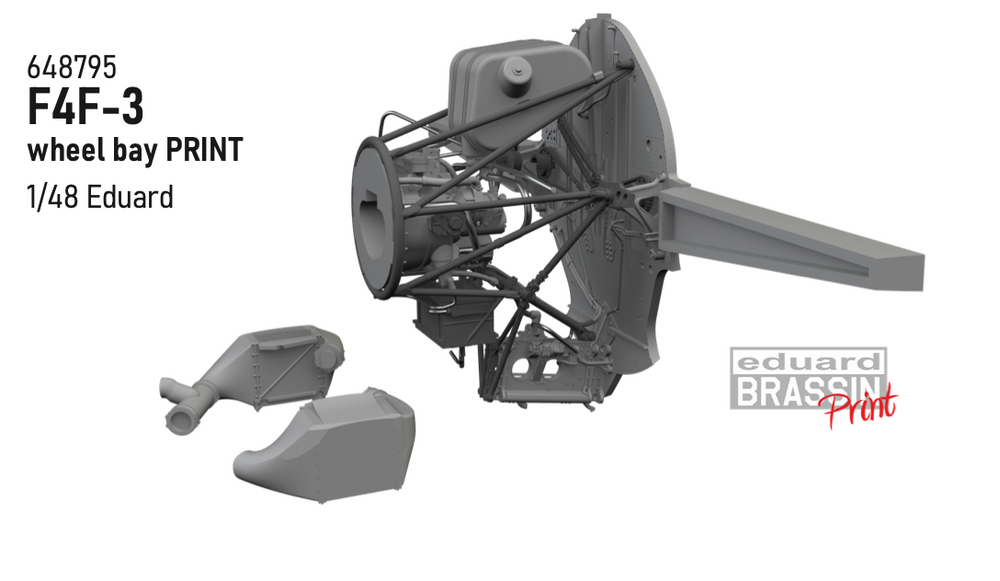 Eduard Brassin ED648795 1:48 Grumman F4F-3 Wildcat wheel bay