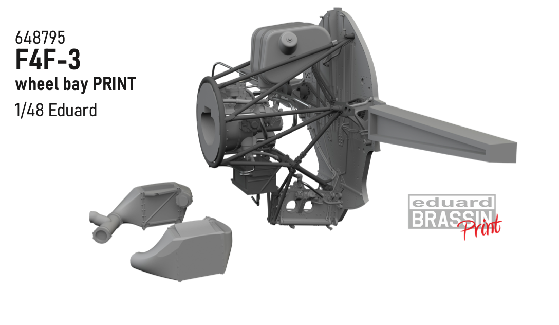 Eduard Brassin ED648795 1:48 Grumman F4F-3 Wildcat wheel bay