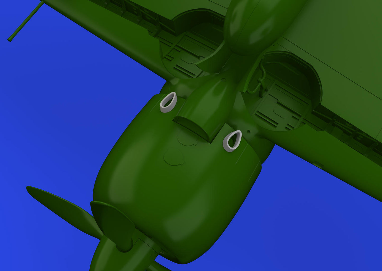 Eduard Brassin ED648801 1:48 Mitsubishi A6M3 Zero exhausts