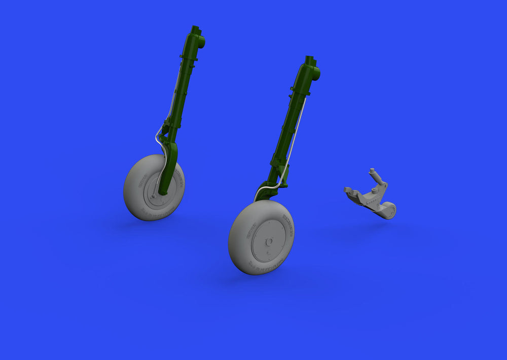 Eduard Brassin ED648808 1:48 Mitsubishi A6M2/A6M3 wheels with smooth tire