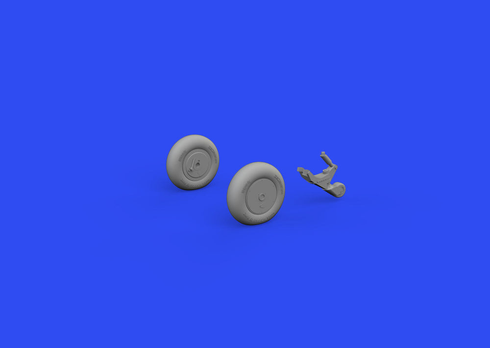 Eduard Brassin ED648808 1:48 Mitsubishi A6M2/A6M3 wheels with smooth tire