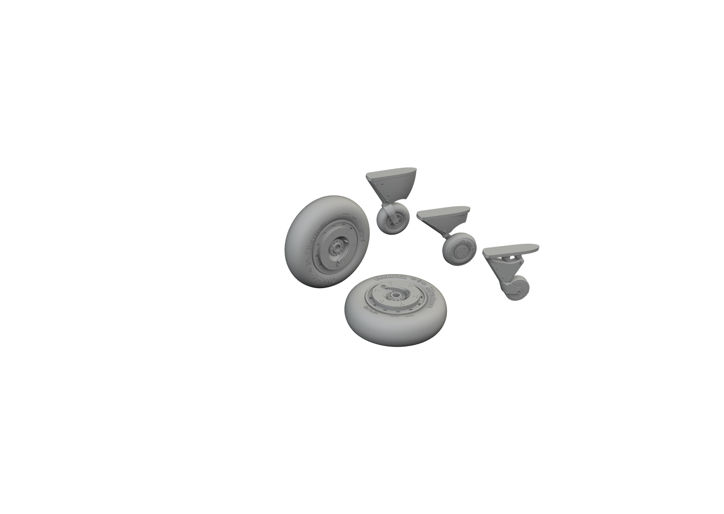 Eduard Brassin ED648815 1:48 Grumman F4F-4 Wildcat wheels early