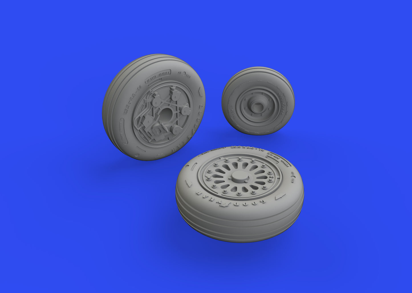 Eduard Brassin ED648822 1:48 General-Dynamics F-16A MLU wheels