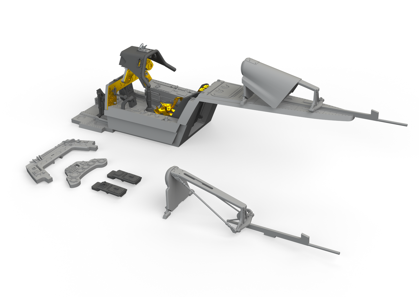 Eduard Brassin ED648824 1:48 Focke-Wulf Fw-190F-8 cockpit