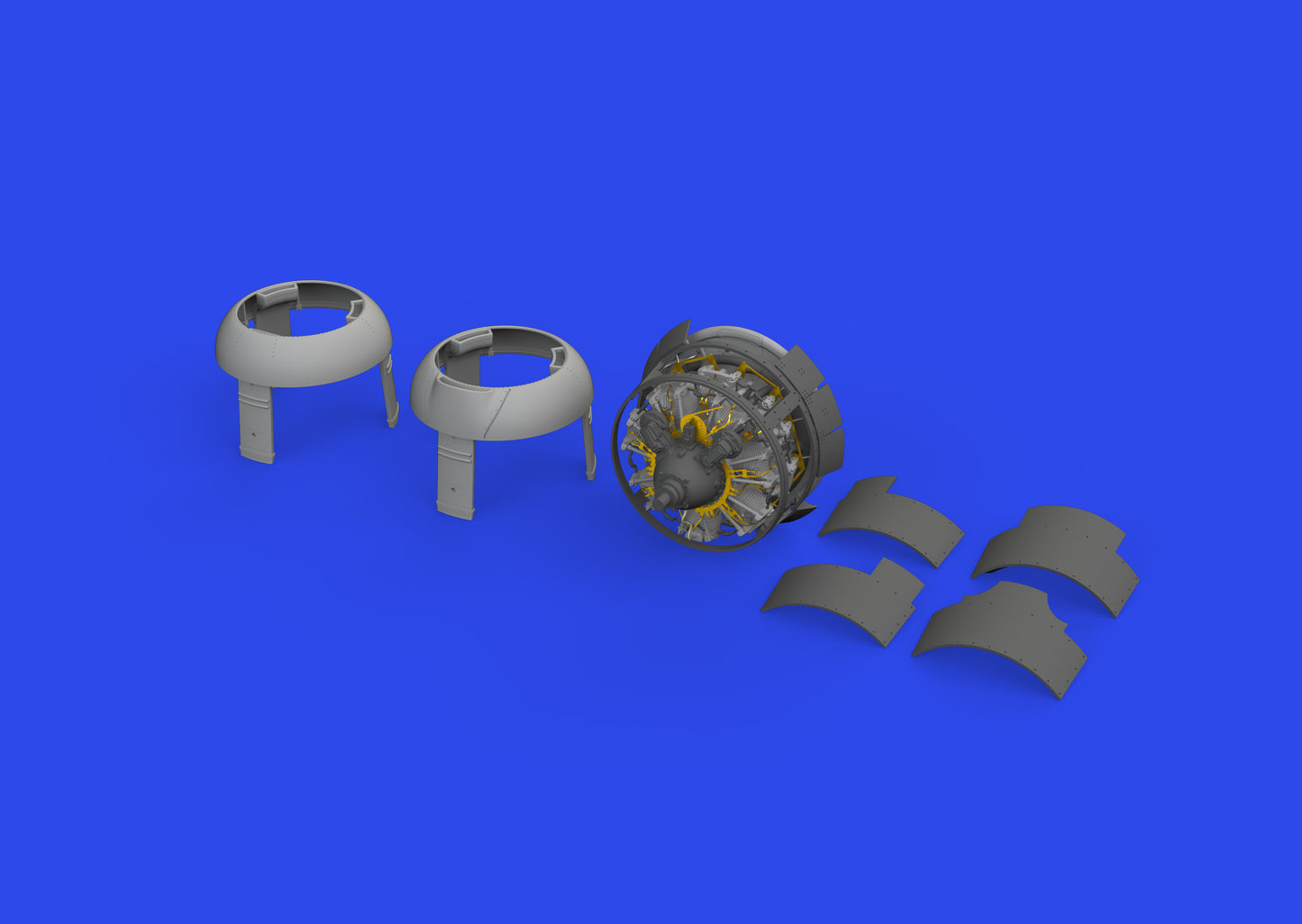 Eduard Brassin ED648826 1:48 Grumman F4F-3 Wildcat engine late