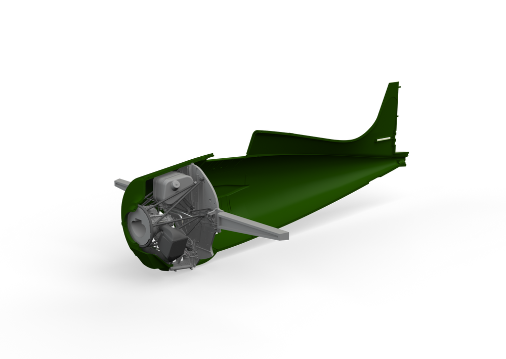 Eduard Brassin ED648829 1:48 Grumman F4F-4 Wildcat wheel bay