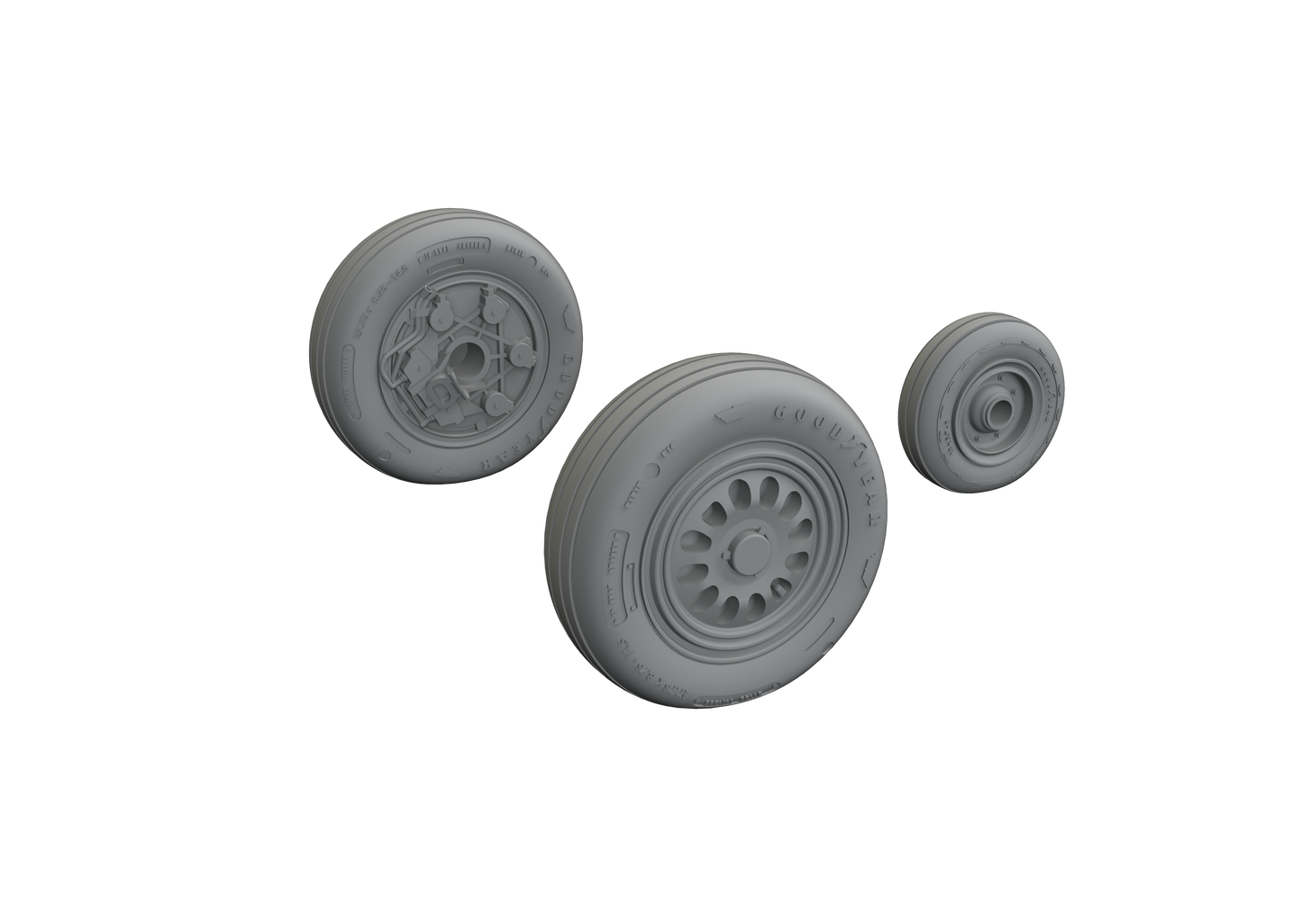 Eduard Brassin ED648833 1:48 Lockheed-Martin F-16C wheels late