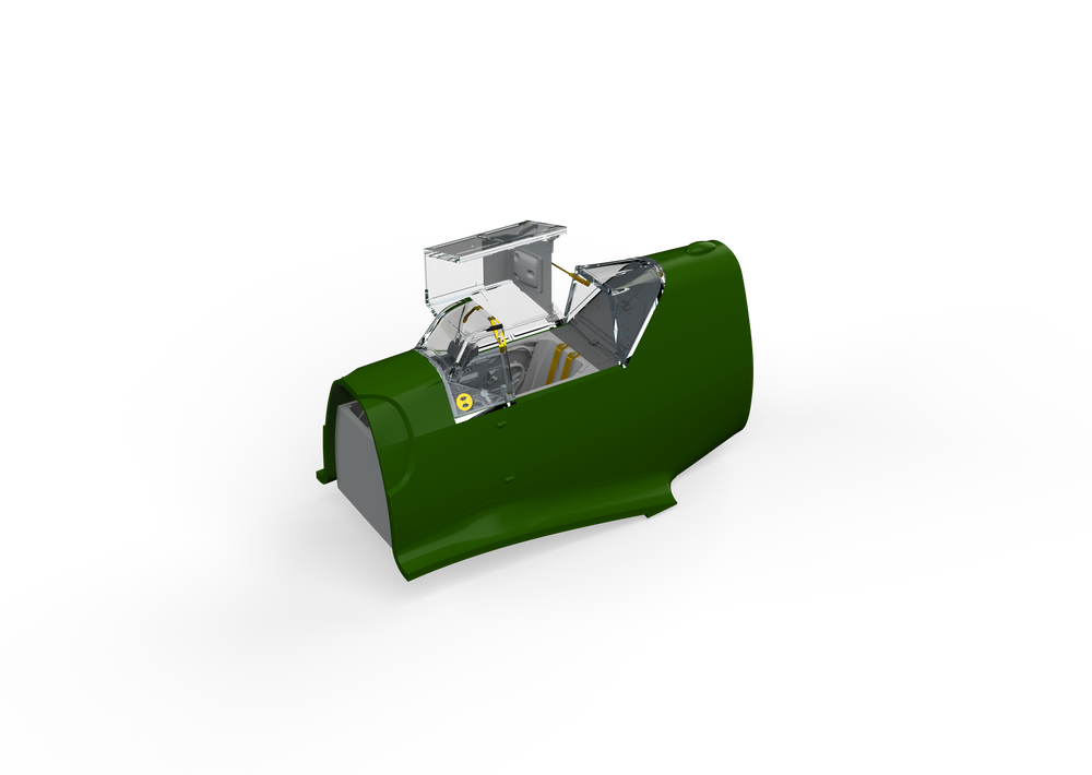 Eduard Brassin ED648843 1:48 Messerschmitt Bf-109G-6 cockpit