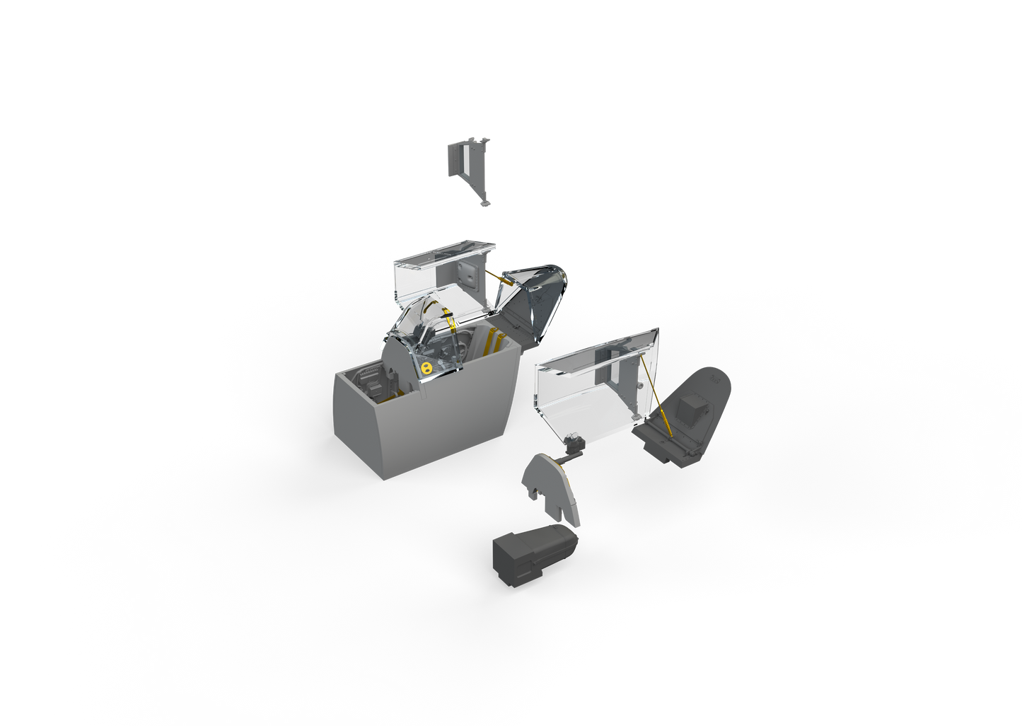 Eduard Brassin ED648843 1:48 Messerschmitt Bf-109G-6 cockpit