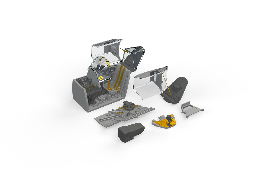 Eduard Brassin ED648843 1:48 Messerschmitt Bf-109G-6 cockpit
