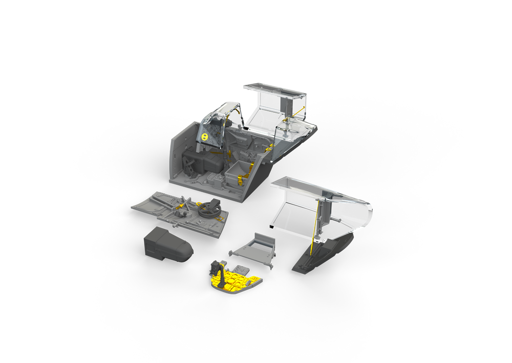 Eduard Brassin ED648843 1:48 Messerschmitt Bf-109G-6 cockpit