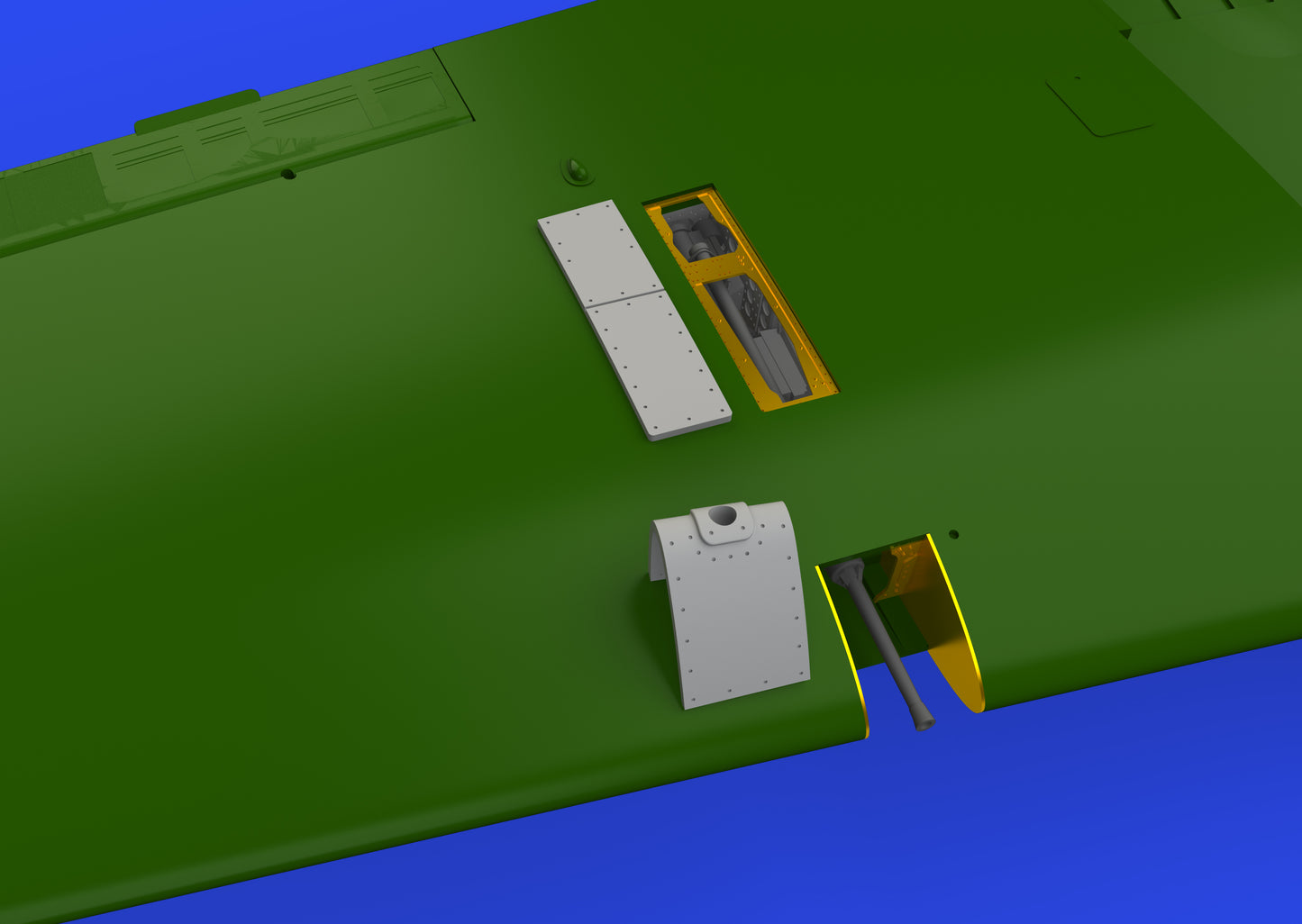 Eduard Brassin ED648849 1:48 Nakajima A6M2-N Rufe gun bays