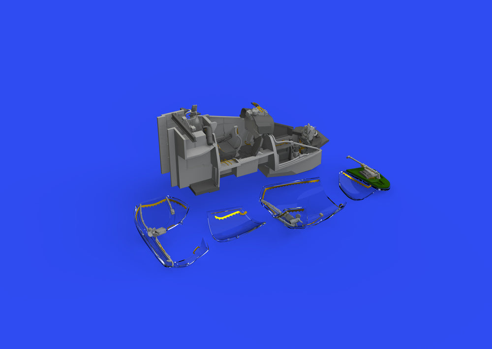 Eduard Brassin ED648857 1:48 Mil Mi-24V cockpit turquoise