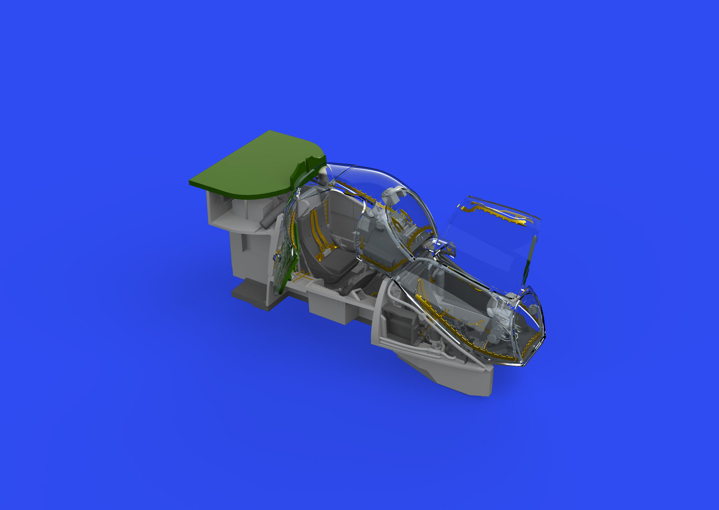 Eduard Brassin ED648857 1:48 Mil Mi-24V cockpit turquoise
