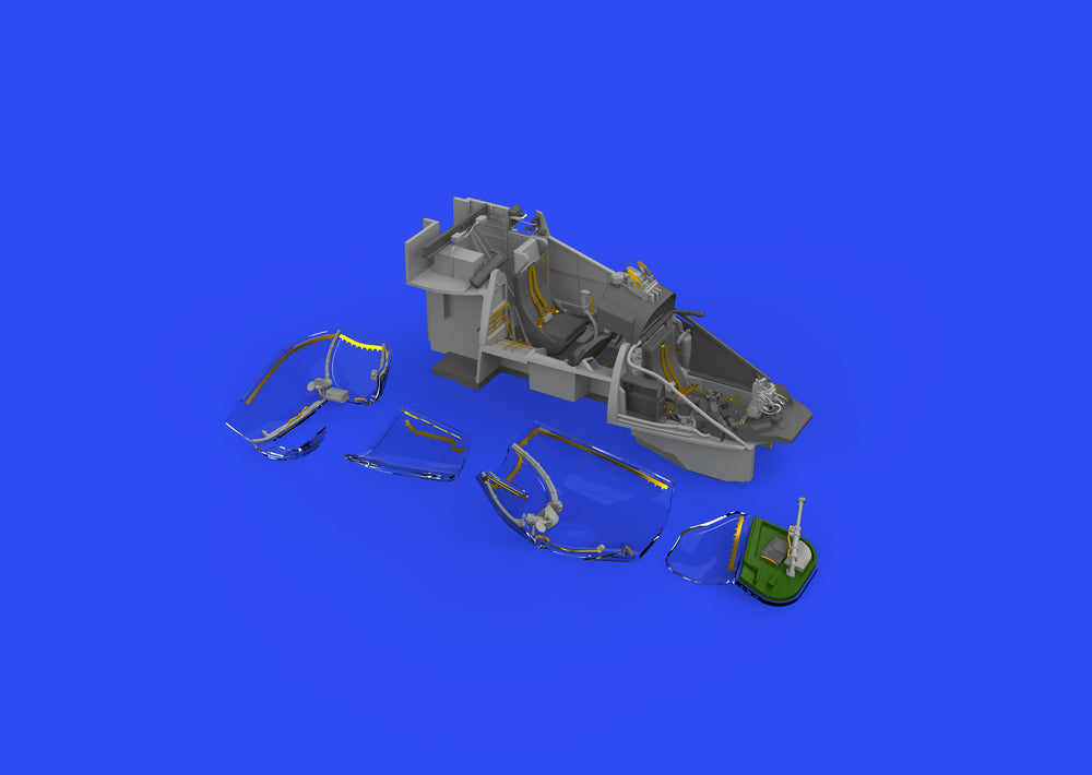 Eduard Brassin ED648857 1:48 Mil Mi-24V cockpit turquoise