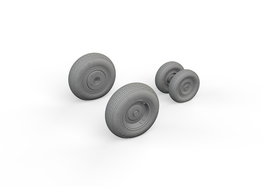 Eduard Brassin ED648864 1:48 Mil Mi-8MT wheels
