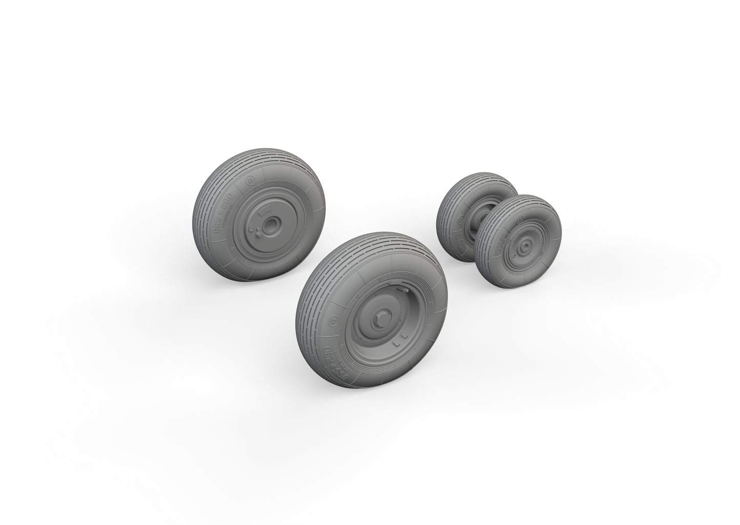 Eduard Brassin ED648864 1:48 Mil Mi-8MT wheels
