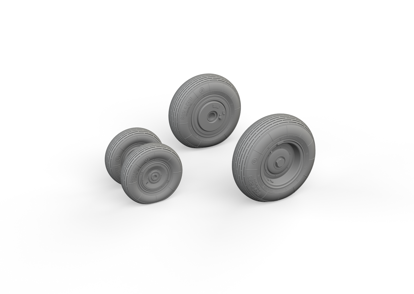 Eduard Brassin ED648864 1:48 Mil Mi-8MT wheels